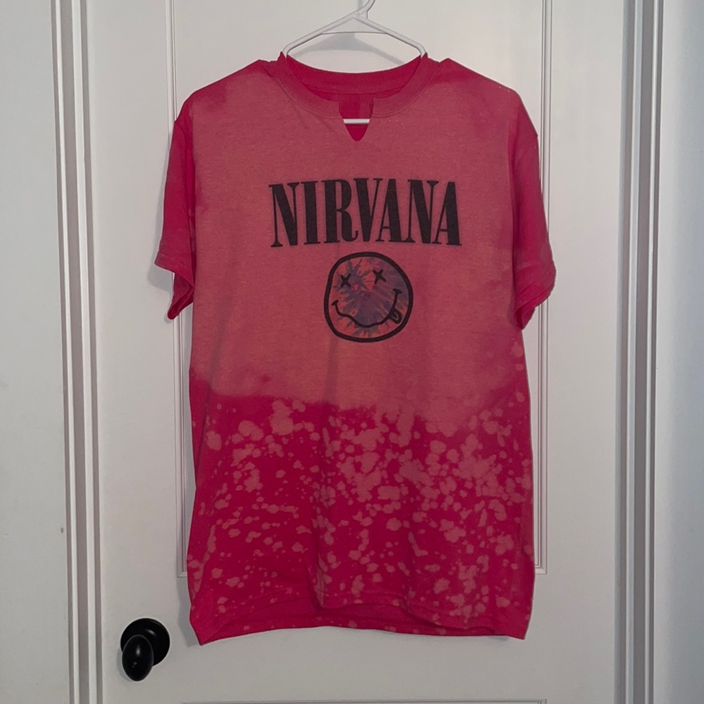 Urban Outfitters Pink Nirvana T-shirt, Adult Small, Never worn